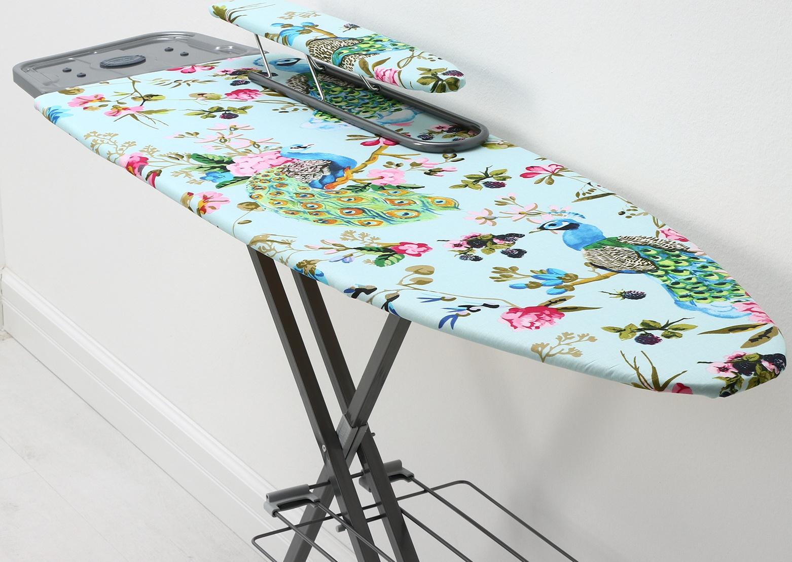 Доска гладильная Nika «Ника 8», 122×40 см,  высота до 90 см, европодставка, рисунок микс