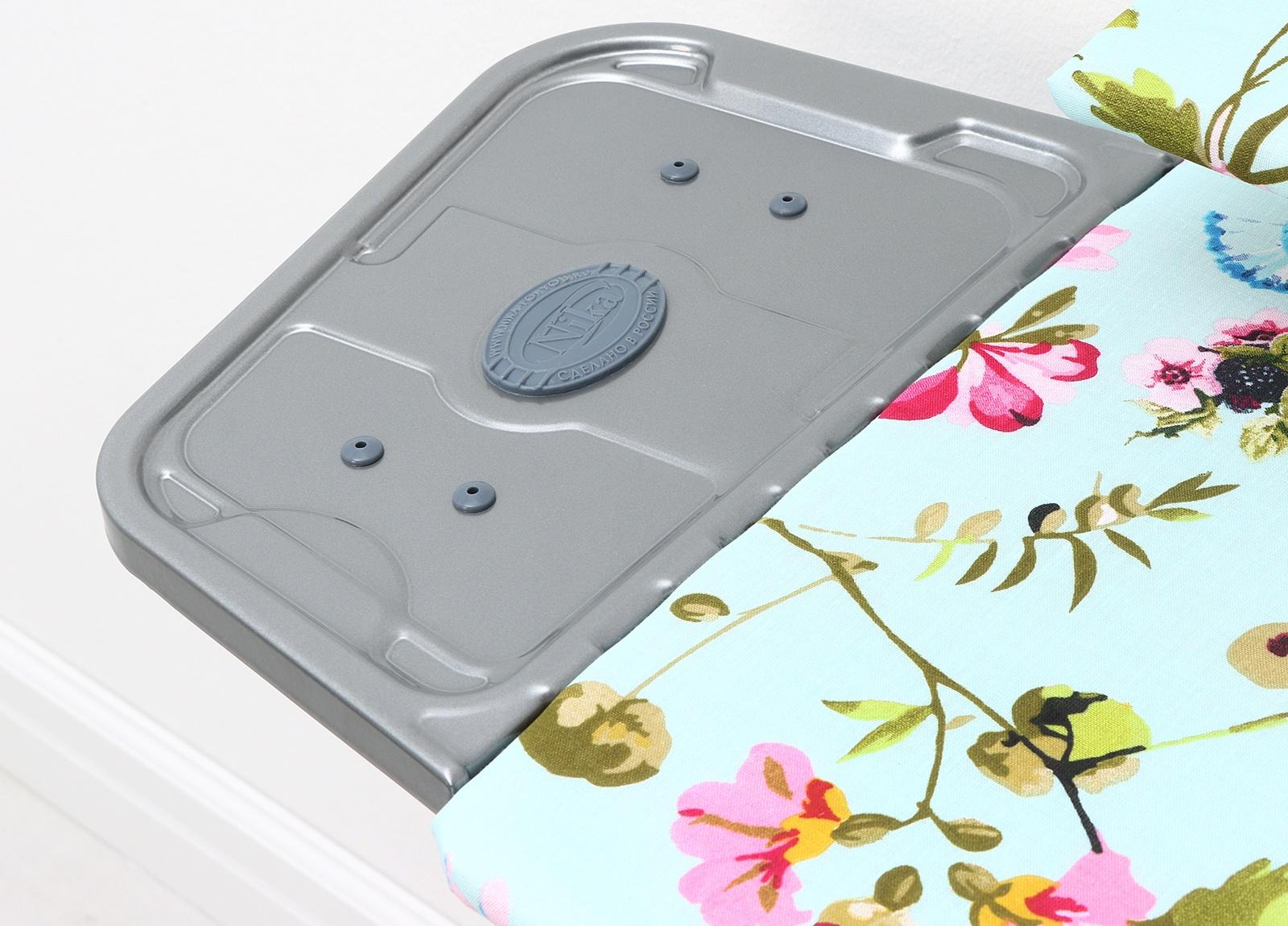 Доска гладильная Nika «Ника 8», 122×40 см,  высота до 90 см, европодставка, рисунок микс