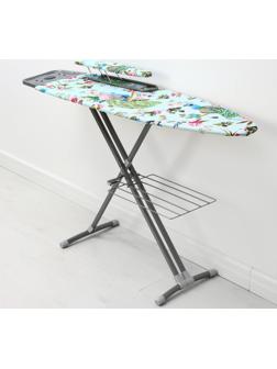 Доска гладильная Nika «Ника 8», 122×40 см,  высота до 90 см, европодставка, рисунок микс