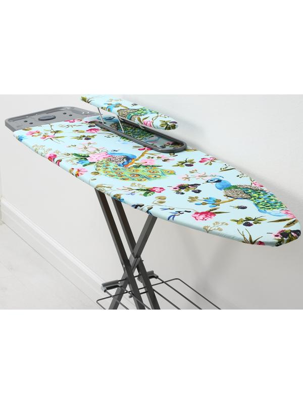 Доска гладильная Nika «Ника 8», 122×40 см,  высота до 90 см, европодставка, рисунок микс