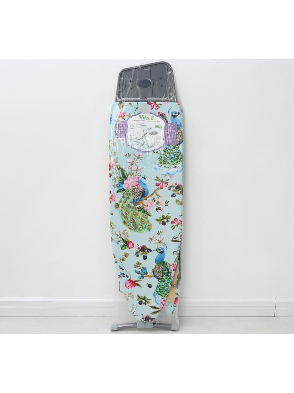 Доска гладильная Nika «Ника 8», 122×40 см,  высота до 90 см, европодставка, рисунок микс