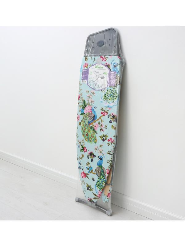 Доска гладильная Nika «Ника 8», 122×40 см,  высота до 90 см, европодставка, рисунок микс