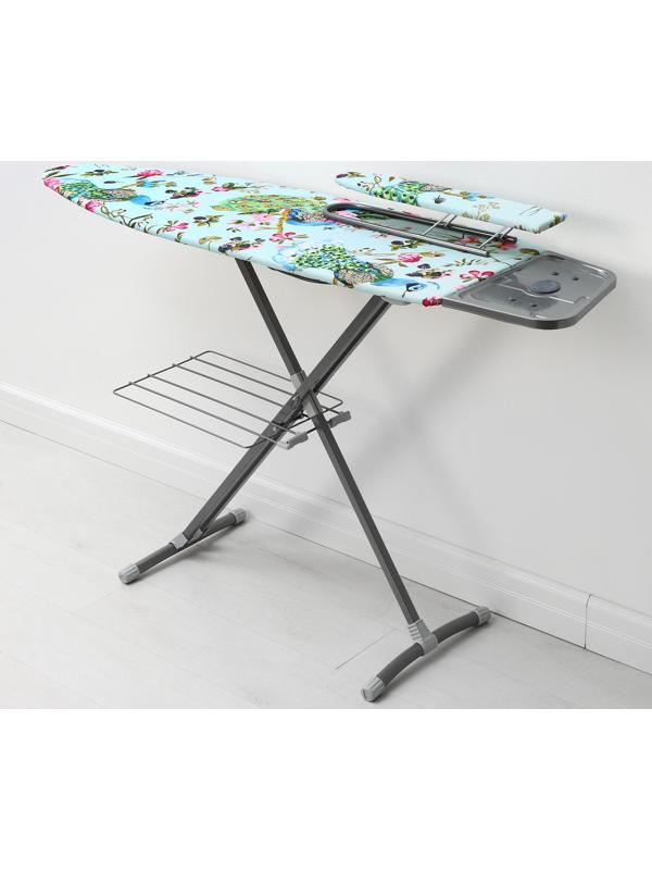 Доска гладильная Nika «Ника 8», 122×40 см,  высота до 90 см, европодставка, рисунок микс