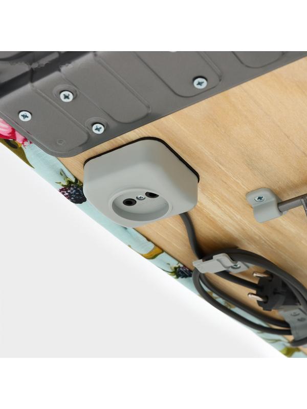 Доска гладильная Nika «Ника 8», 122×40 см,  высота до 90 см, европодставка, рисунок микс