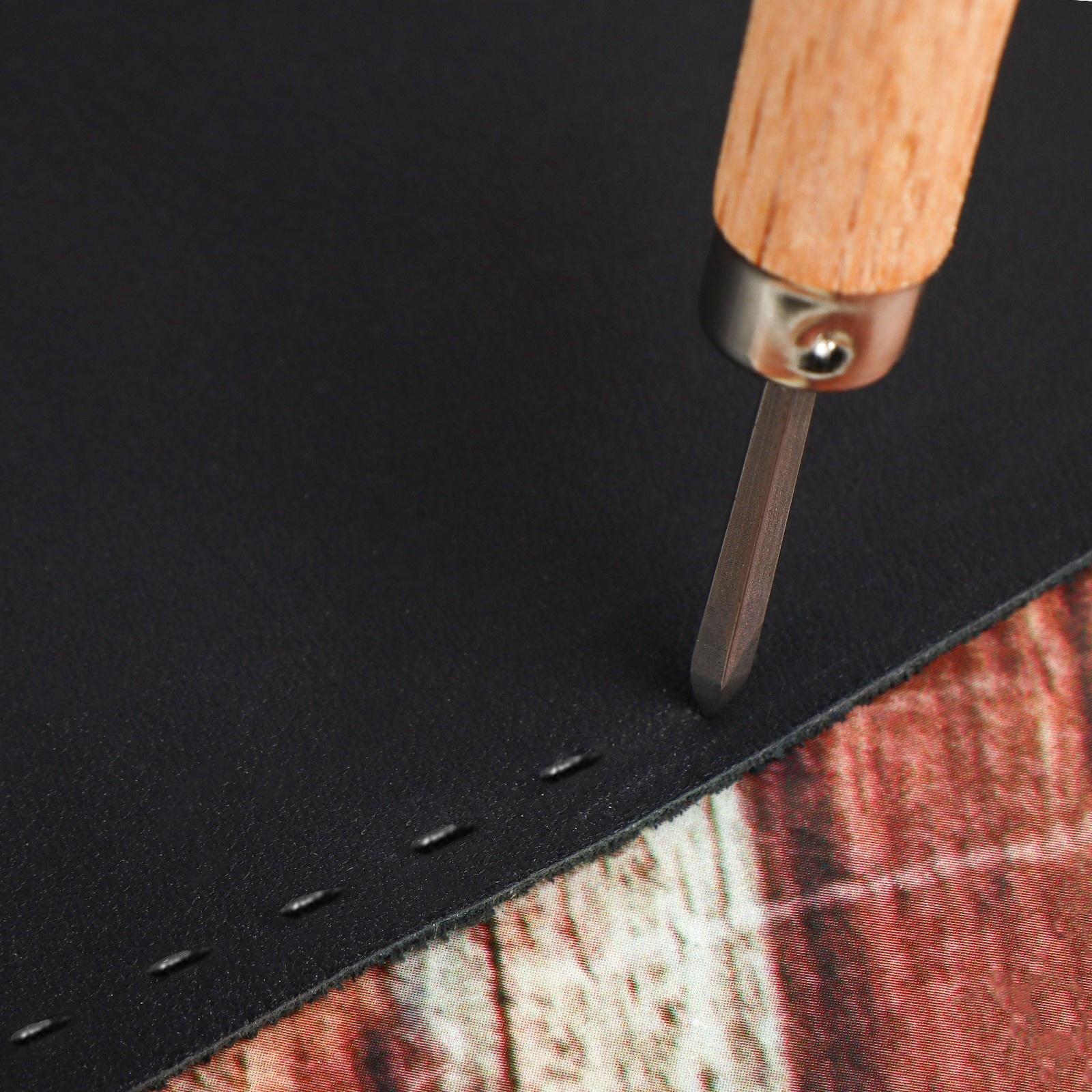 Шило для кожи, ромбовидное, шаг 5-6 мм, 11 см