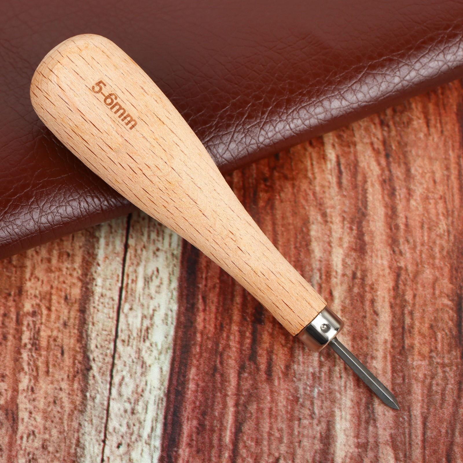 Шило для кожи, ромбовидное, шаг 5-6 мм, 11 см