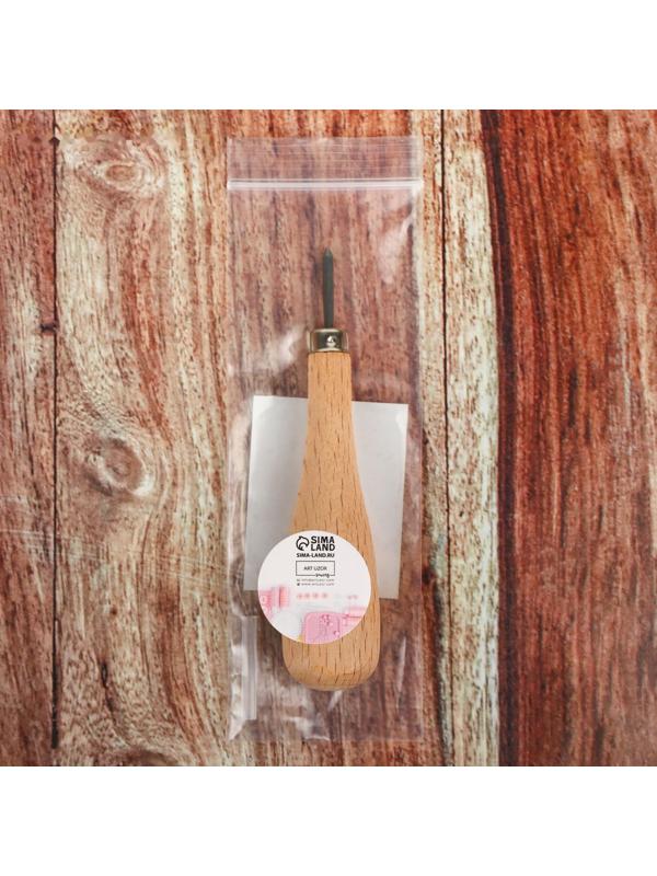 Шило для кожи, ромбовидное, шаг 5-6 мм, 11 см