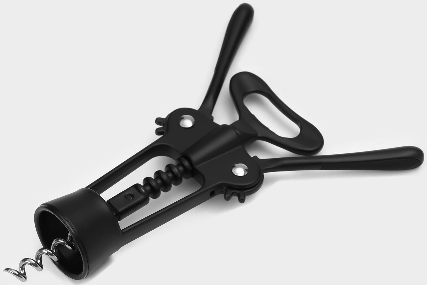 Штопор Magistro Vantablack, 17,7×7 см, цвет чёрный