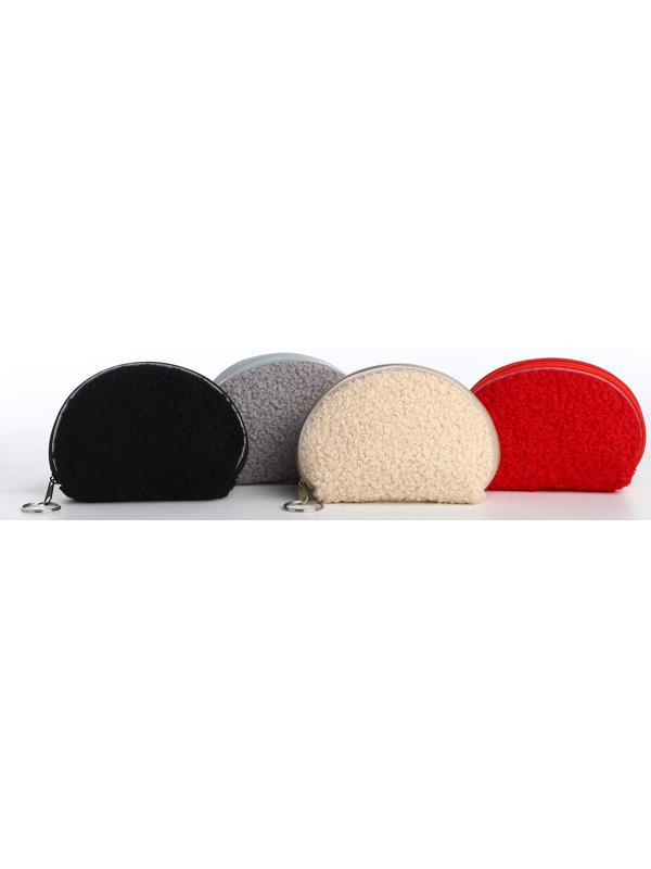 Кошелёк на молнии, цвет МИКС