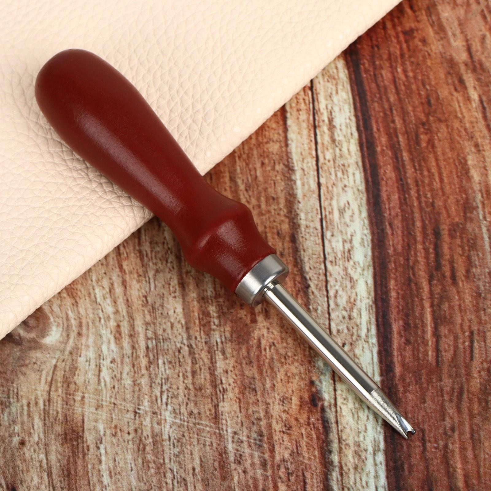 Торцбил-кромкорез для кожи, шаг 1,5 мм, 14,6 × 2,5 см