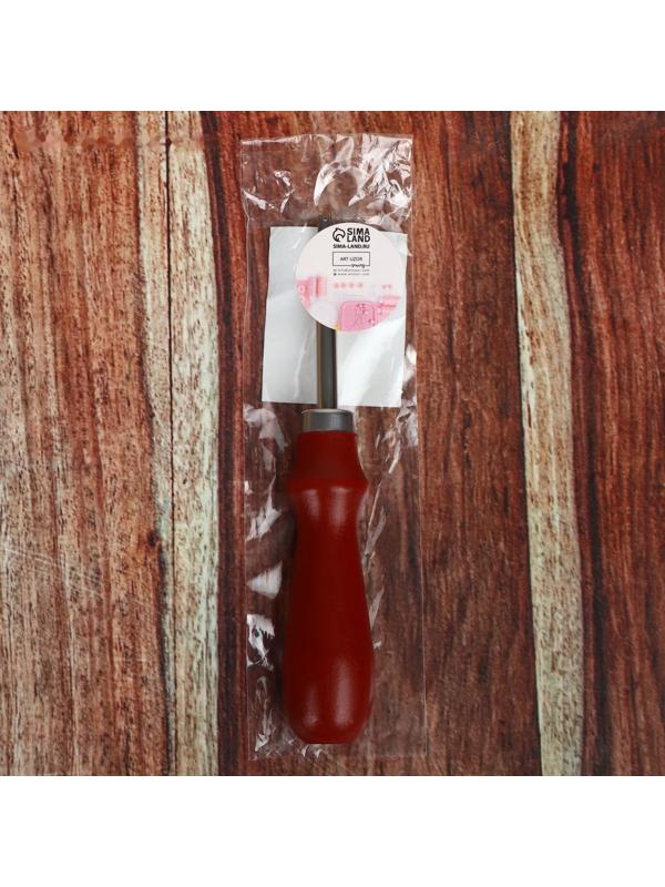 Торцбил-кромкорез для кожи, шаг 1,5 мм, 14,6 × 2,5 см