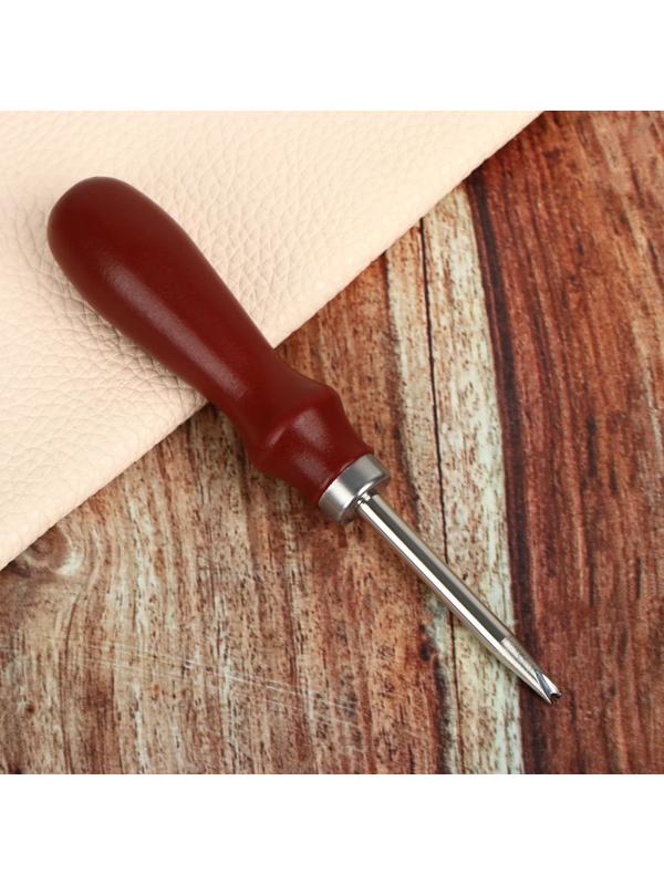 Торцбил-кромкорез для кожи, шаг 1,5 мм, 14,6 × 2,5 см