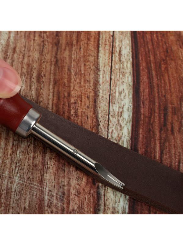 Торцбил-кромкорез для кожи, шаг 1,5 мм, 14,6 × 2,5 см