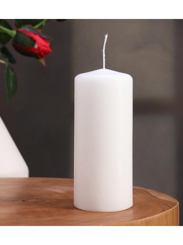 Набор свечей - цилиндров, 5х11,5 см, набор 4 шт, белая