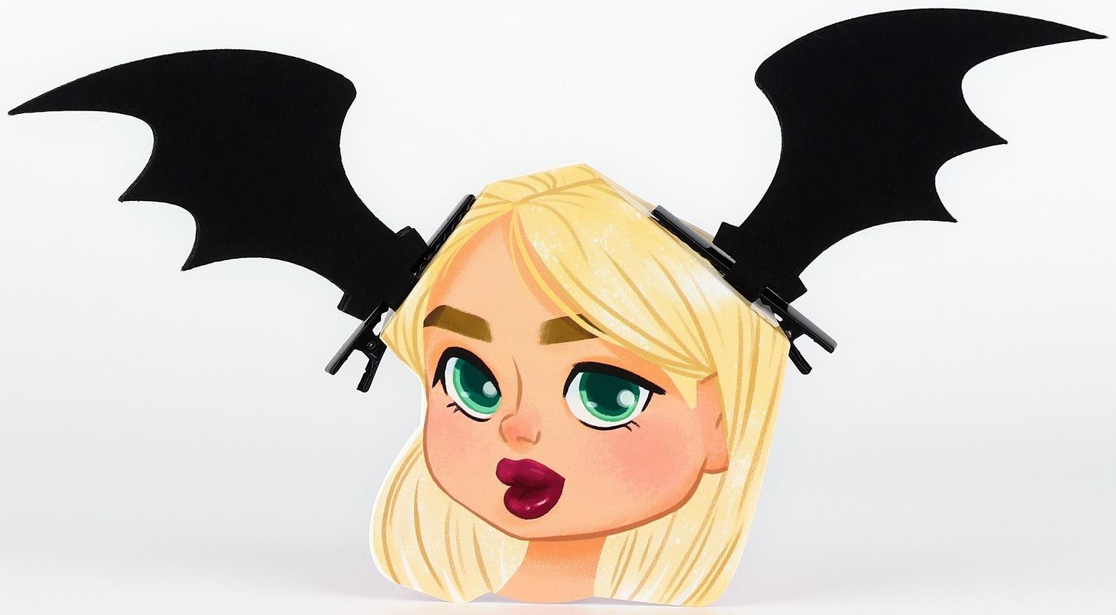 Заколки-ушки на формовой подложке 