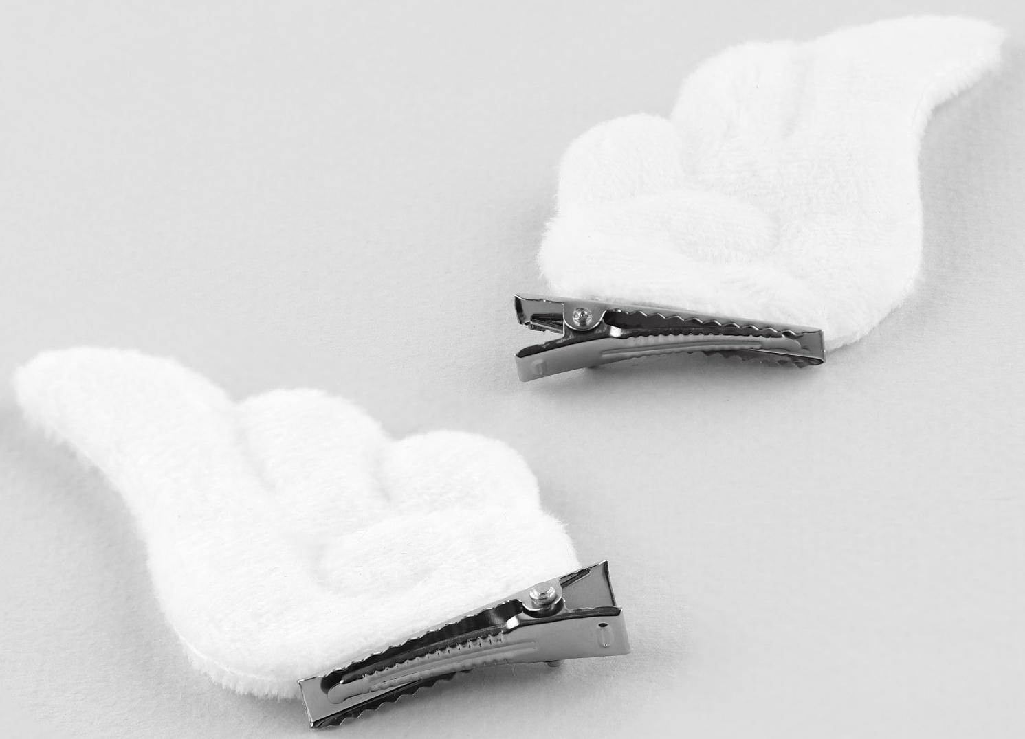 Заколки-ушки на формовой подложке 