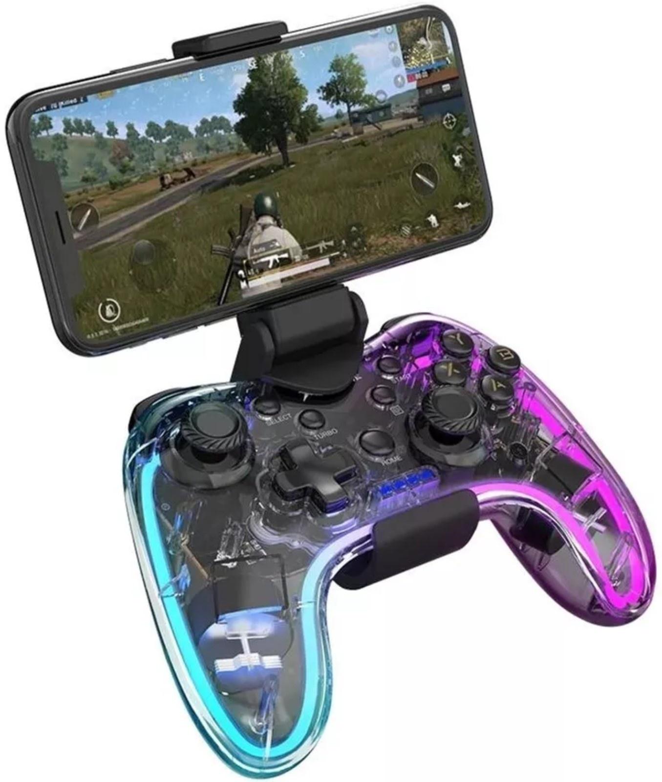 Геймпад Xtrike Me GP-52, беспроводной, для PS4, Bluetooth 4.0, 800 мАч, прозрачный