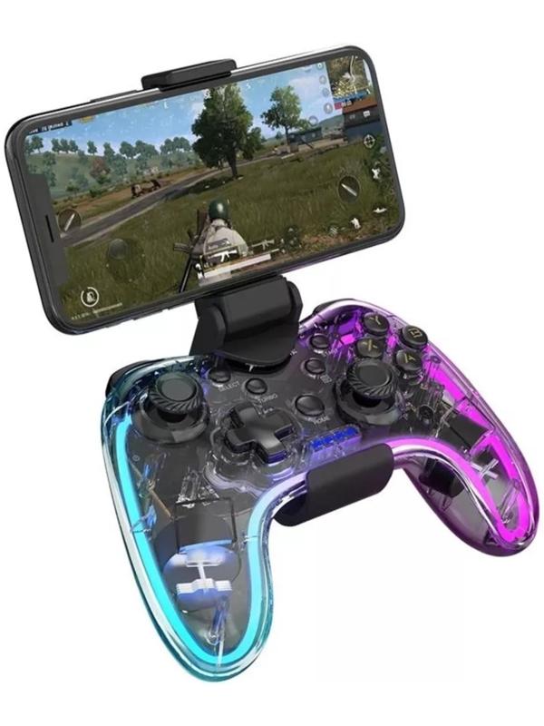 Геймпад Xtrike Me GP-52, беспроводной, для PS4, Bluetooth 4.0, 800 мАч, прозрачный