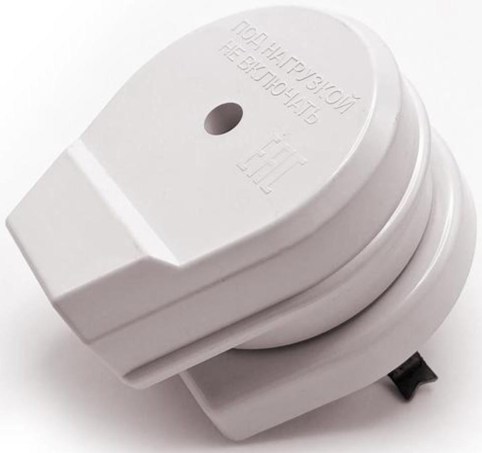 Разъем РШ-ВШ СП 32А 250В 2P+PE кругл. бел. TOKOV ELECTRIC TKL-OVSP-2P+PE-C01