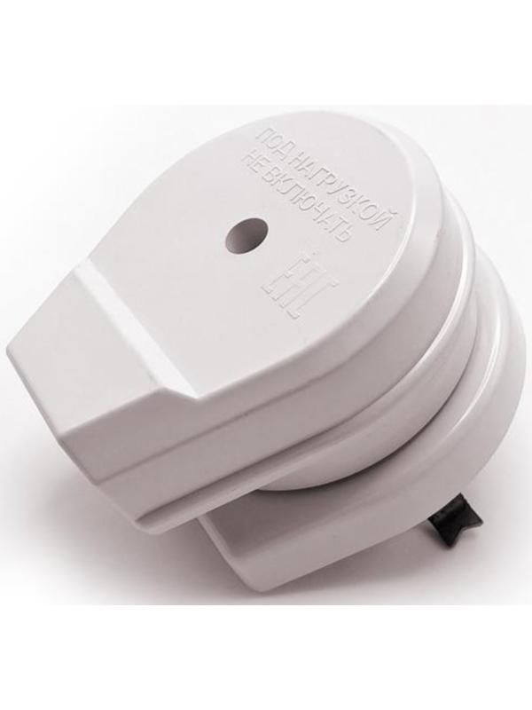 Разъем РШ-ВШ СП 32А 250В 2P+PE кругл. бел. TOKOV ELECTRIC TKL-OVSP-2P+PE-C01