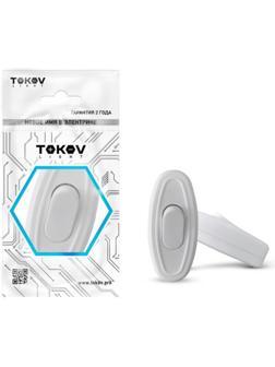 Переключатель на шнур 6А 250В IP20 бел. TOKOV ELECTRIC TKL-SW-C01