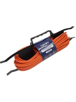 Удлинитель-шнур на рамке 1х20м с заземл. 6А IP44 3х0.75 с защ. крышкой TOKOV ELECTRIC TKE-SR20-075-Z