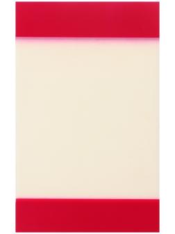 Блок с липким краем 82мм*52мм 20л пластик прозрачный с бордовым