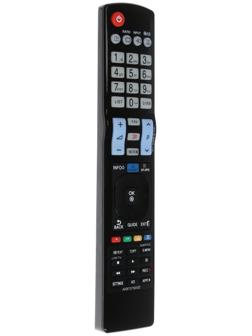 Пульт ДУ Huayu LCD AKB73756502, Для ТВ LG, универсальный, черный