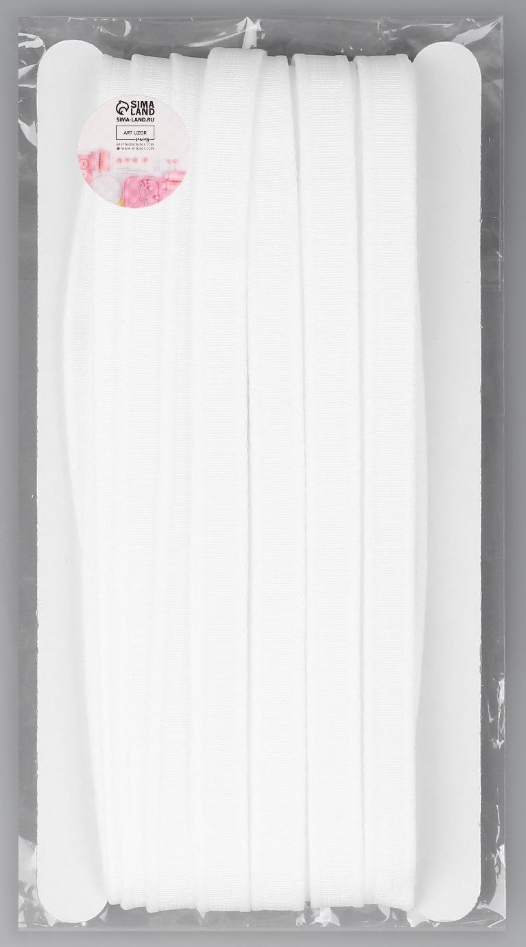 Лента тоннельная, бесшовная, 10 мм, 10 ± 0,5 м, цвет белый