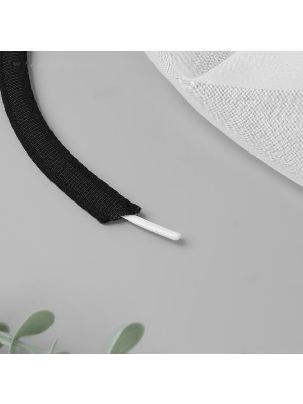 Лента тоннельная, бесшовная, 10 мм, 10 ± 0,5 м, цвет чёрный