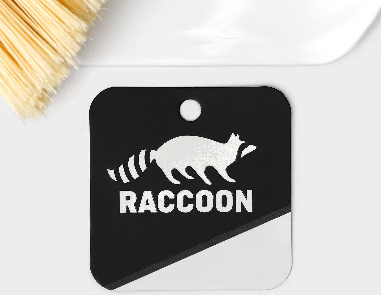 Щетка с совком Raccoon Meli, бамбуковая ручка, совок 33,5×21,5×5,5 см, щётка 30×4 см, ворс 6 см