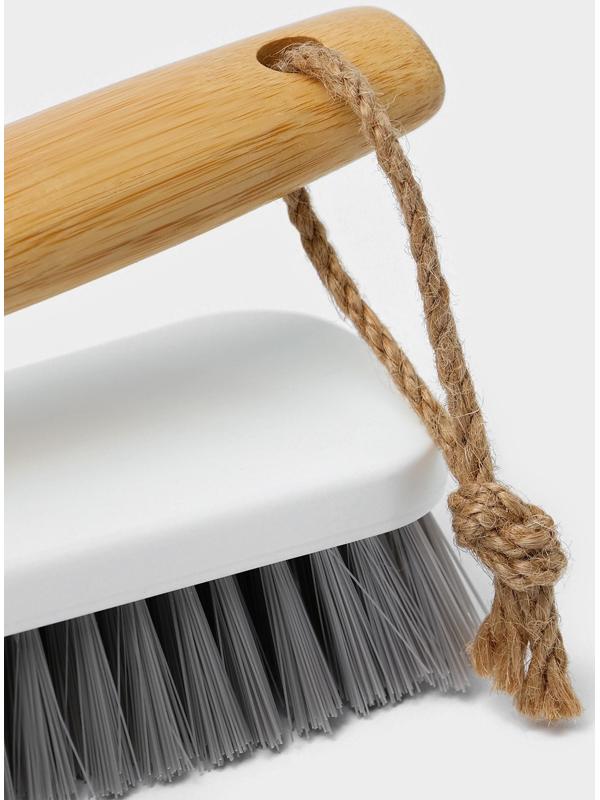 Щетка утюжок Raccoon Meli, бамбуковая ручка, 14,5×5,8×9 см, ворс 2,5 см