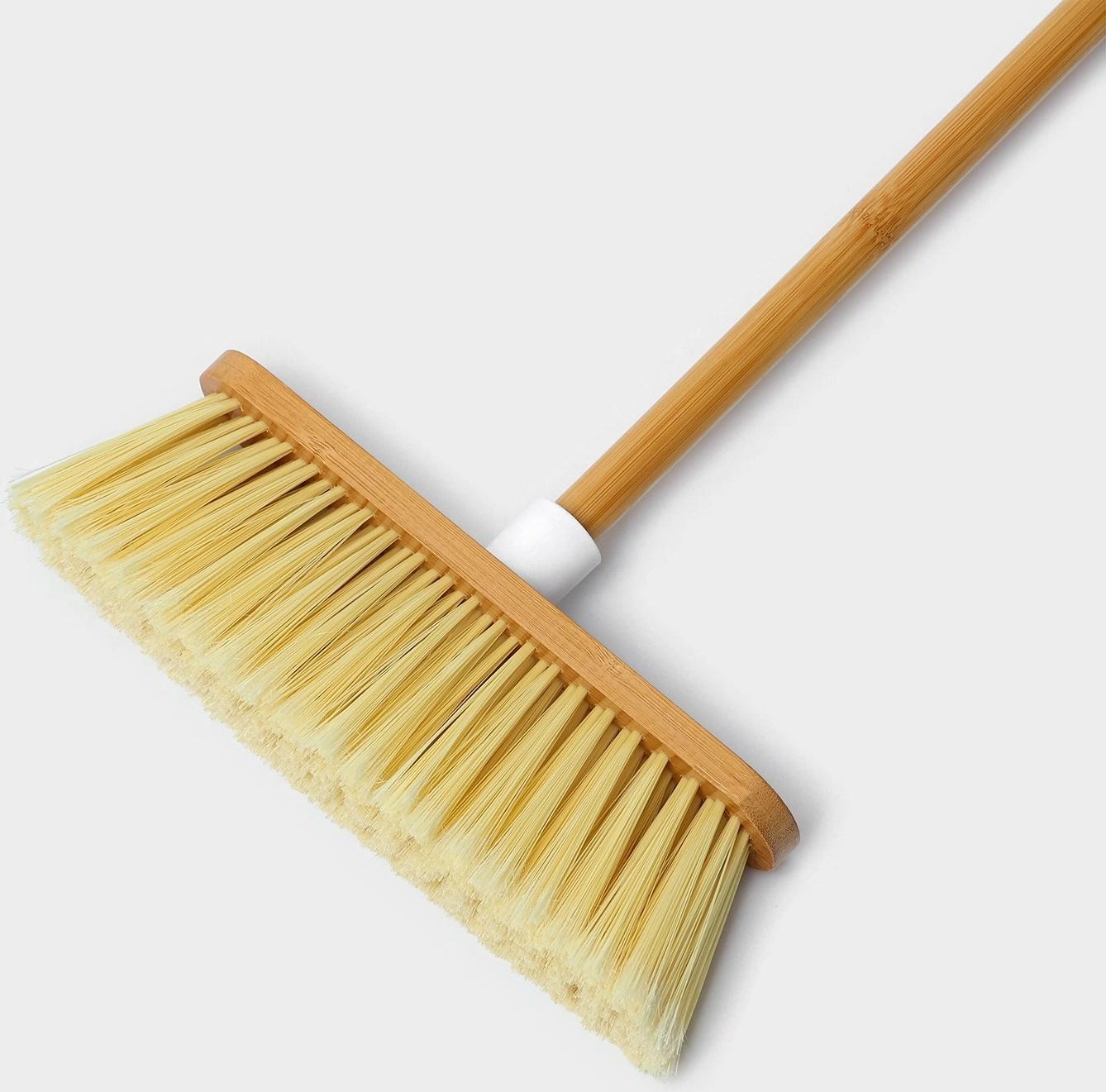 Щётка для пола Raccoon Meli, бамбук, 28×128 см, ворс 7 см