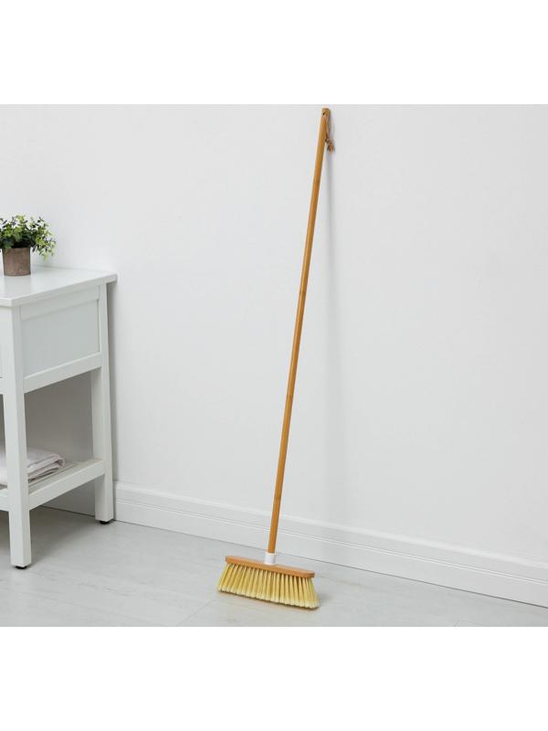 Щётка для пола Raccoon Meli, бамбук, 28×128 см, ворс 7 см