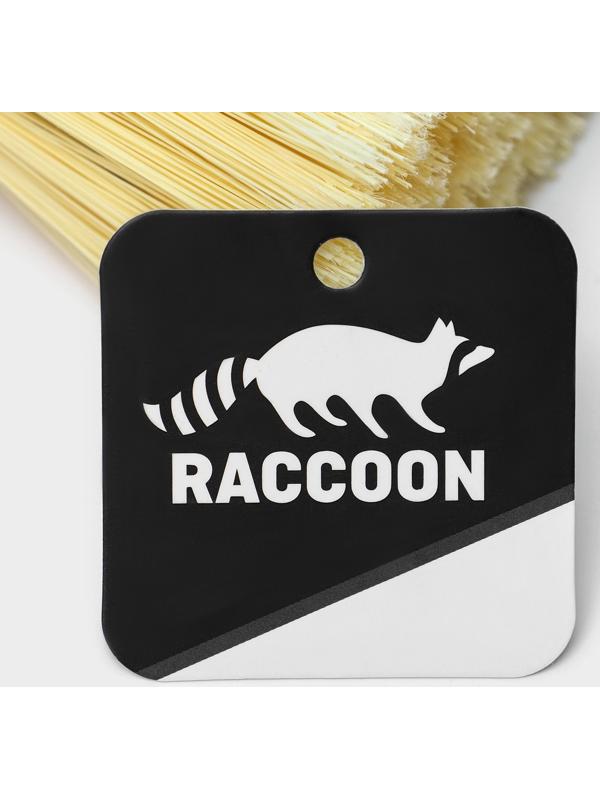 Щётка для пола Raccoon Meli, бамбук, 28×128 см, ворс 7 см