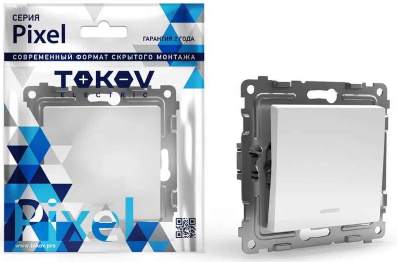 Выключатель одноклавишный TOKOV ELECTRIC 