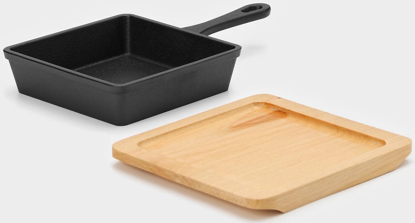 Сковорода чугунная Magma «Ханой», 23×13,5×3,5 см