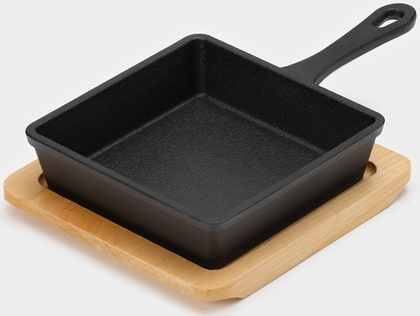 Сковорода чугунная Magma «Ханой», 23×13,5×3,5 см