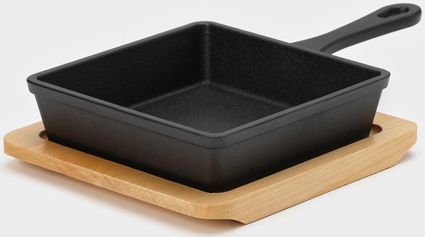 Сковорода чугунная Magma «Ханой», 23×13,5×3,5 см