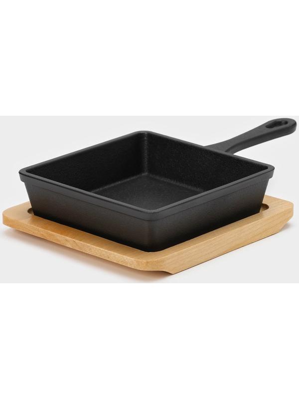 Сковорода чугунная Magma «Ханой», 23×13,5×3,5 см