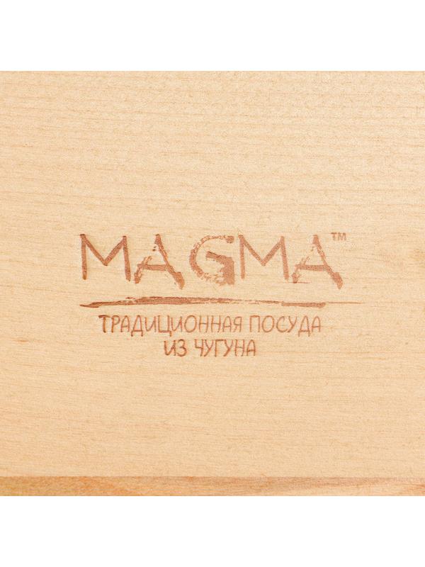 Кастрюля чугунная с крышкой Magma «Хотан», 750 мл, 18,6×14×7 см