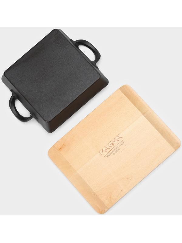 Сковорода-гриль чугунная Magma «Осан», 24×18×4 см