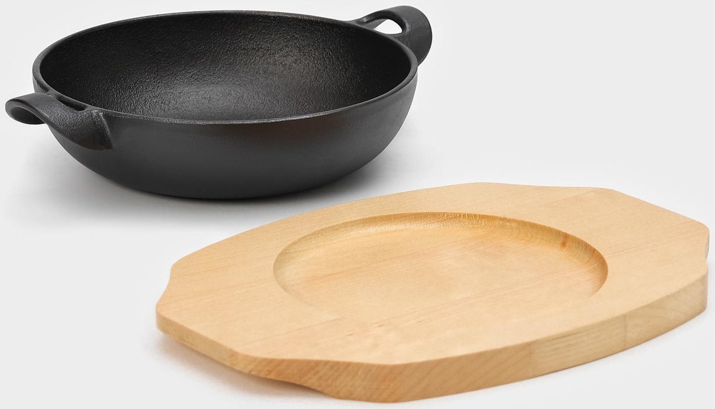 Сковорода чугунная Magma «Янсан», 21,5×16,5×4,4 см