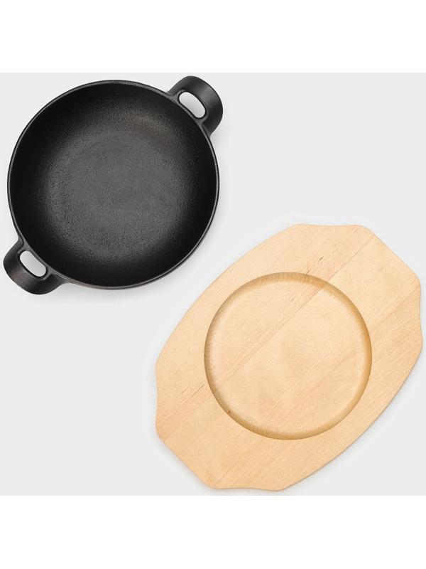 Сковорода чугунная Magma «Янсан», 21,5×16,5×4,4 см