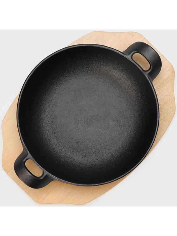 Сковорода чугунная Magma «Янсан», 21,5×16,5×4,4 см