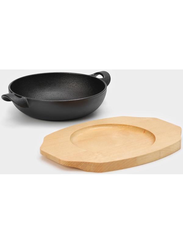 Сковорода чугунная Magma «Янсан», 21,5×16,5×4,4 см