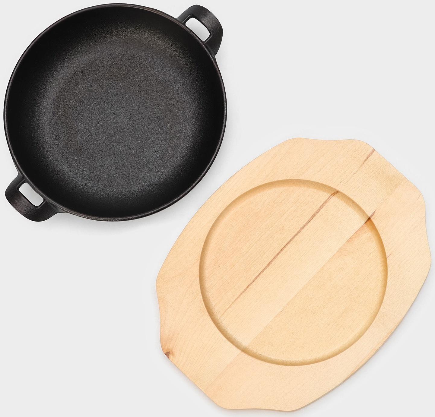 Сковорода чугунная Magma «Ансан»,  25×20,3×4,5 см