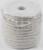 Шнур для плетения, хлопчатобумажный, без сердечника, d = 4 мм, 50 ± 1 м, цвет белый