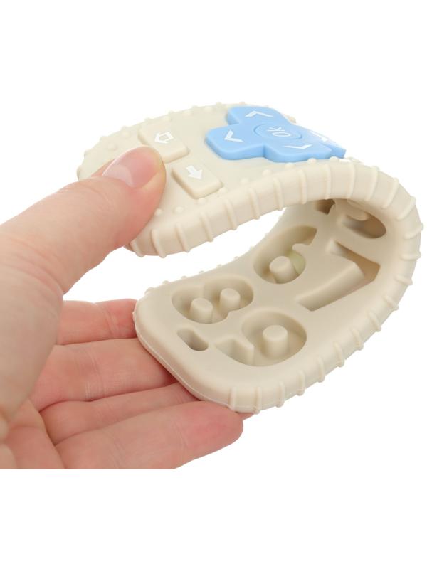 Прорезыватель для зубов «Пульт детский», цвет бежевый, размер 16 см