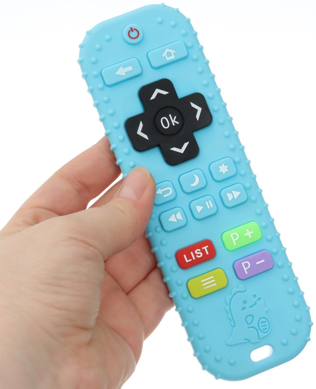 Прорезыватель для зубов «Пульт детский», цвет голубой, размер 16 см